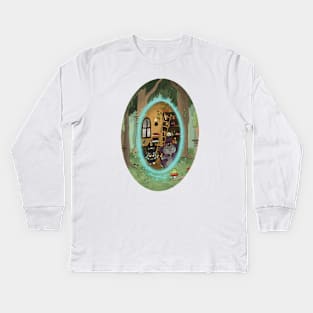 Through the Portal Kids Long Sleeve T-Shirt